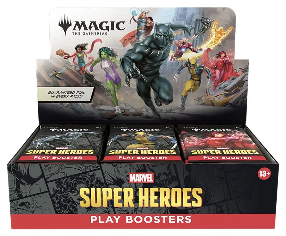 Marvel Super Heroes - Play Booster Display — front