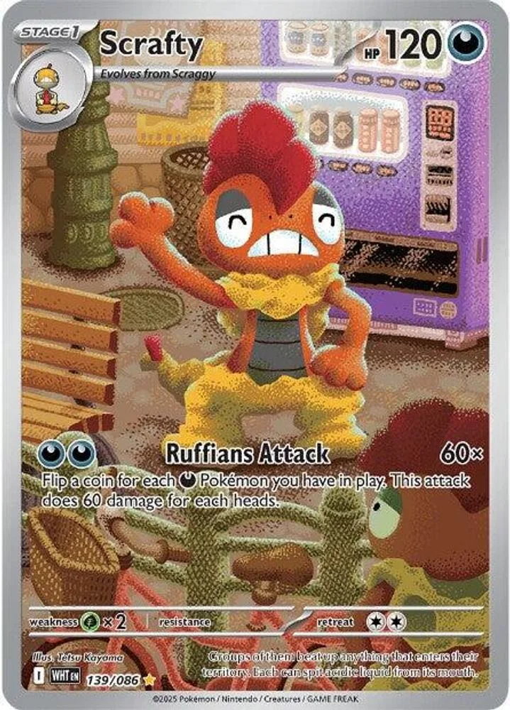 Scrafty 139/086 — front