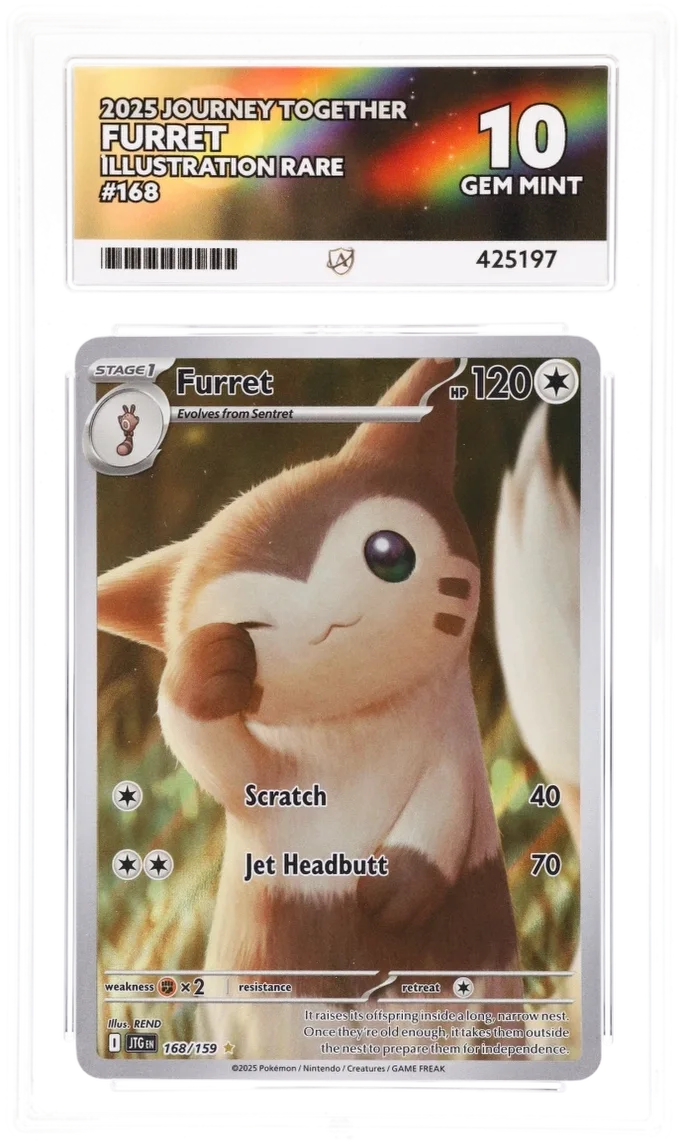 Furret 168/159 · ACE 10 Gem Mint — front