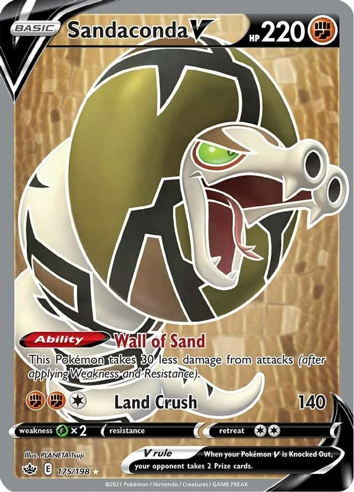 Sandaconda V 175/198 (Full Art) — front