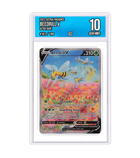 Beedrill V 161/189 · BCG 10 Gem Mint