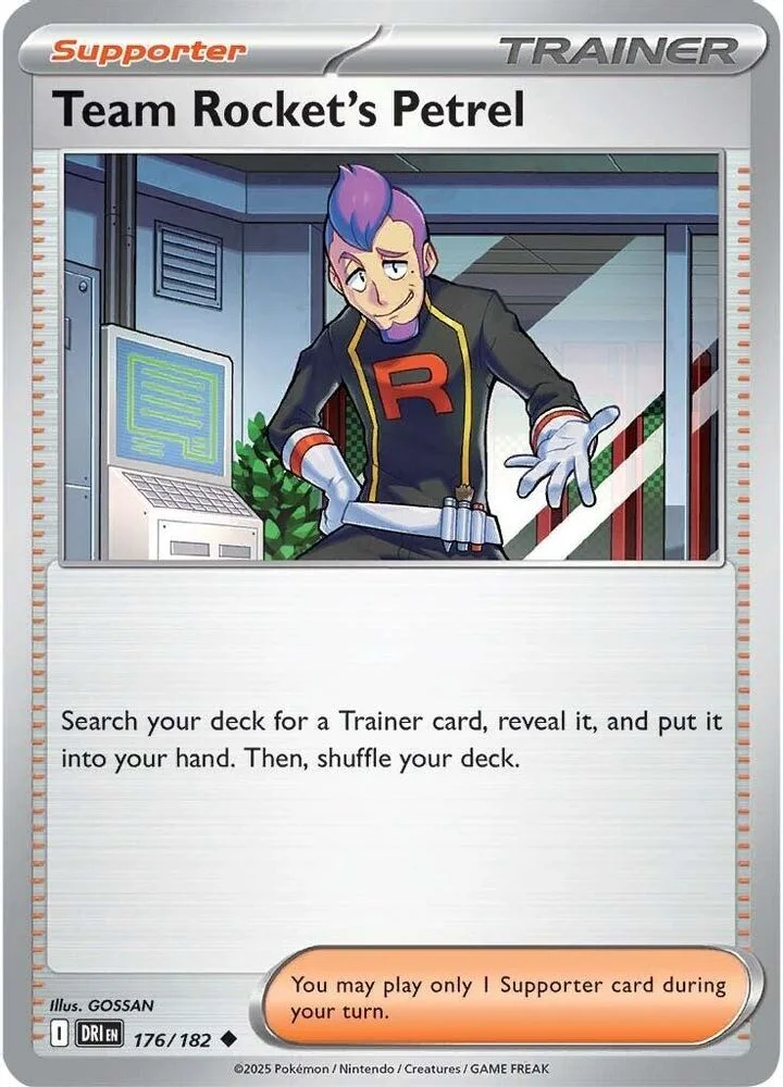 Team Rocket's Petrel 176/182 — front