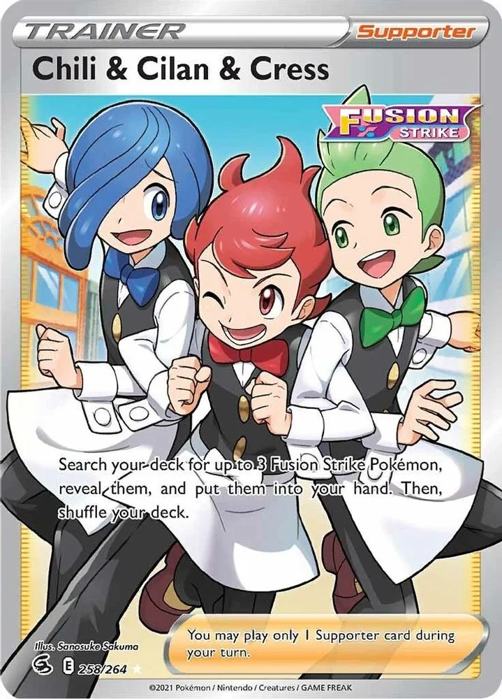 Chili & Cilan & Cress 258/264 (Full Art) — front