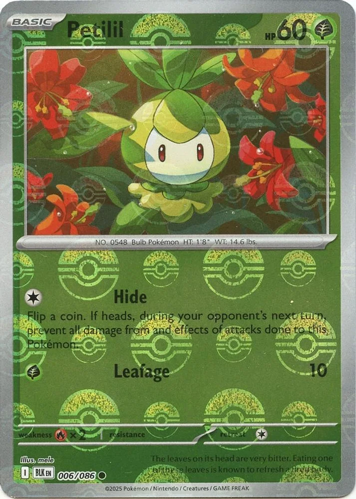 Petilil 006/086 (Poke Ball Pattern) — front