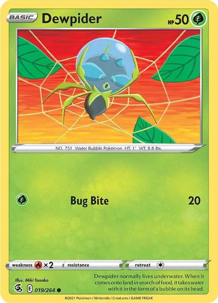 Dewpider 019/264 — front