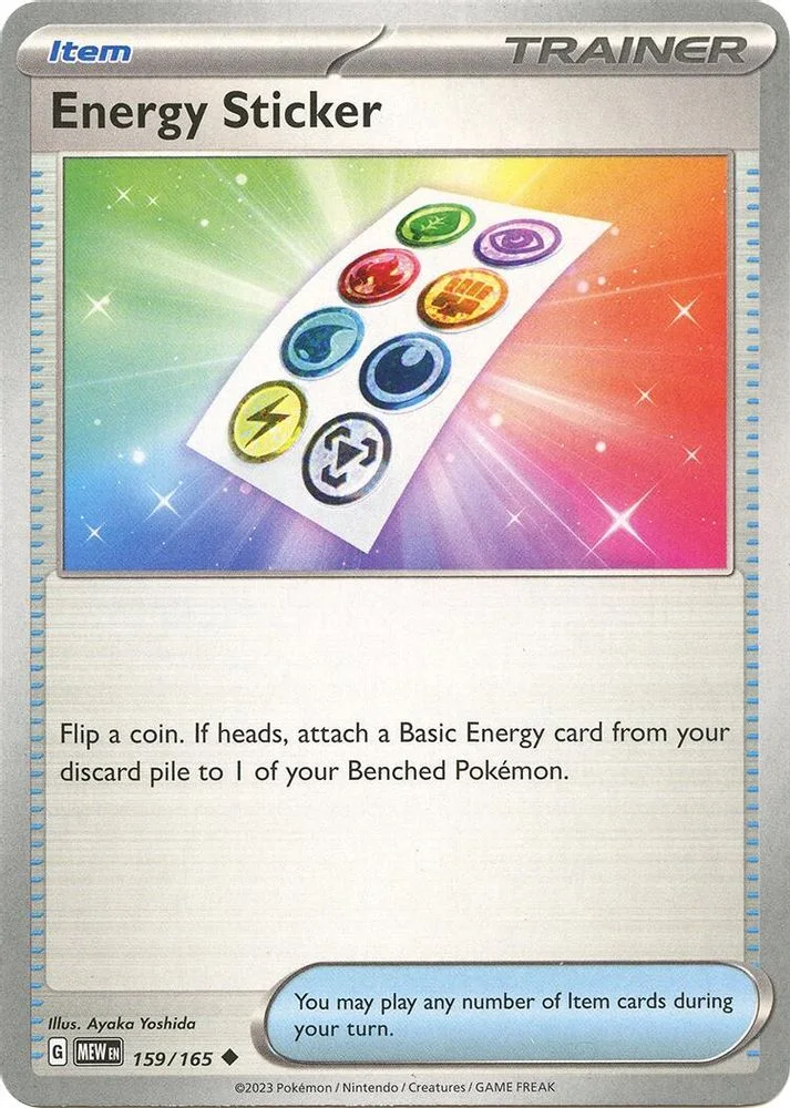Energy Sticker 159/165 — front