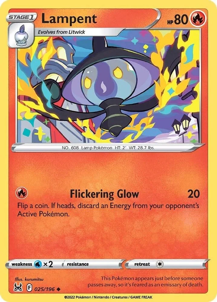Lampent 025/196 — front