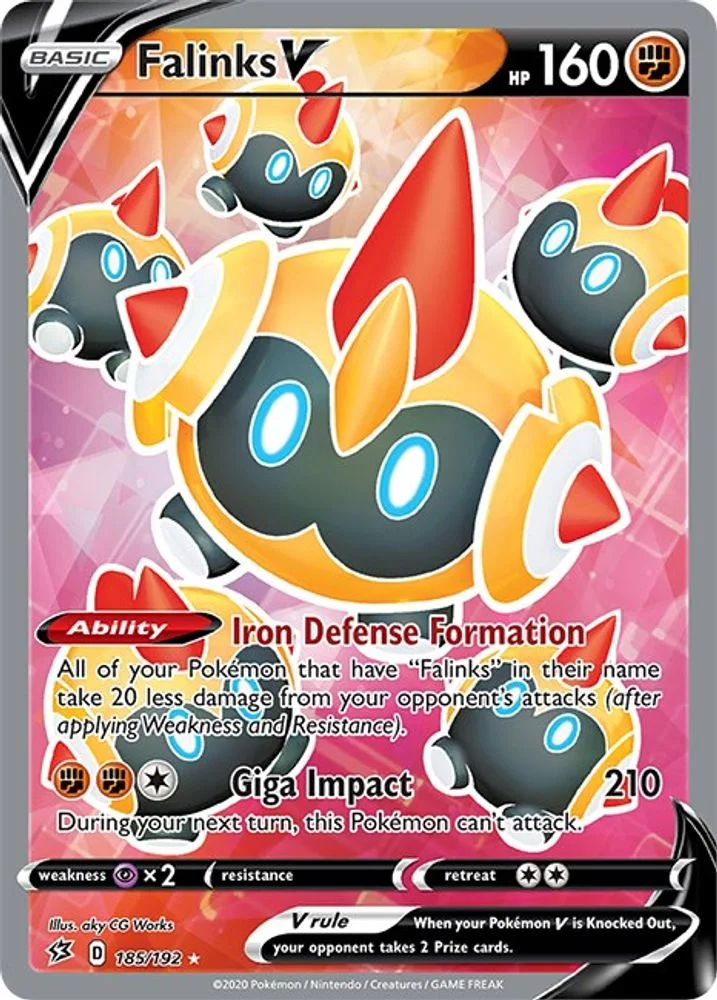 Falinks V 185/192 (Full Art) — front