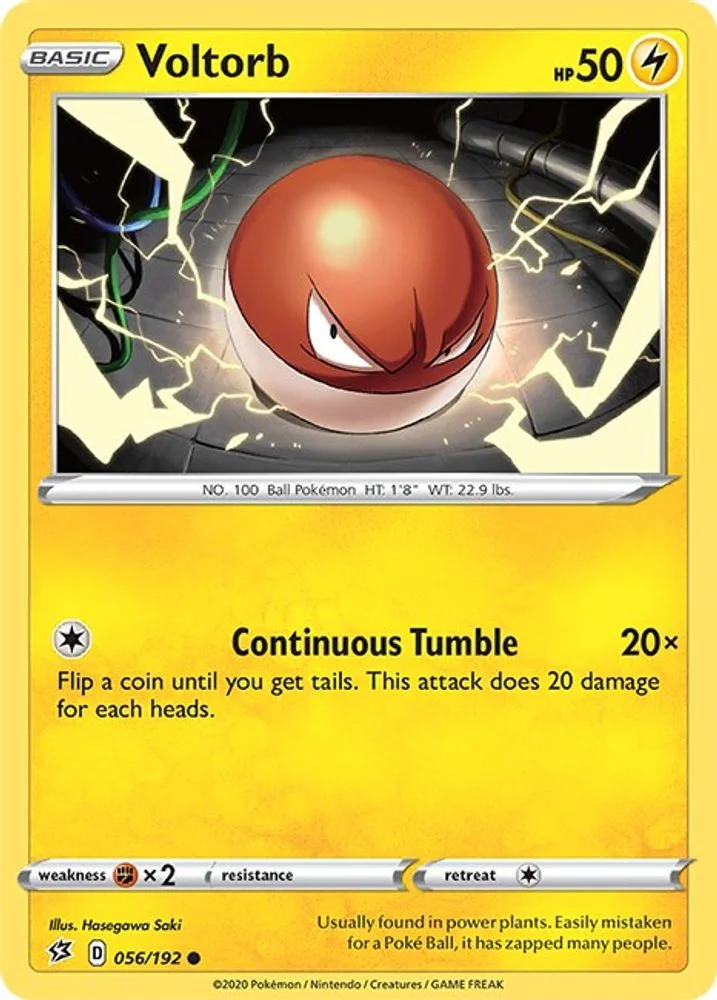 Voltorb 056/192 — front