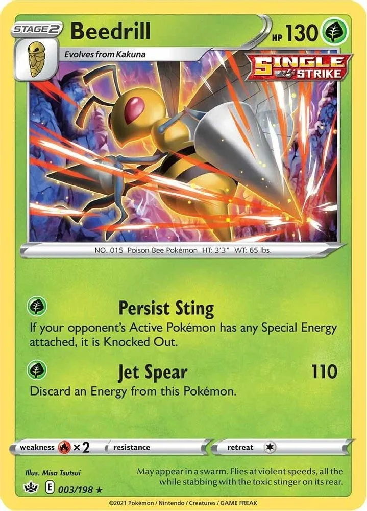 Beedrill 003/198 — front