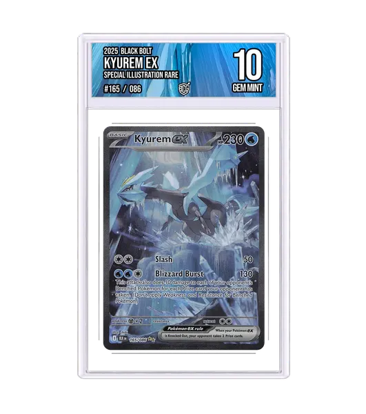 Kyurem ex 165/086 · BCG 10 Gem Mint