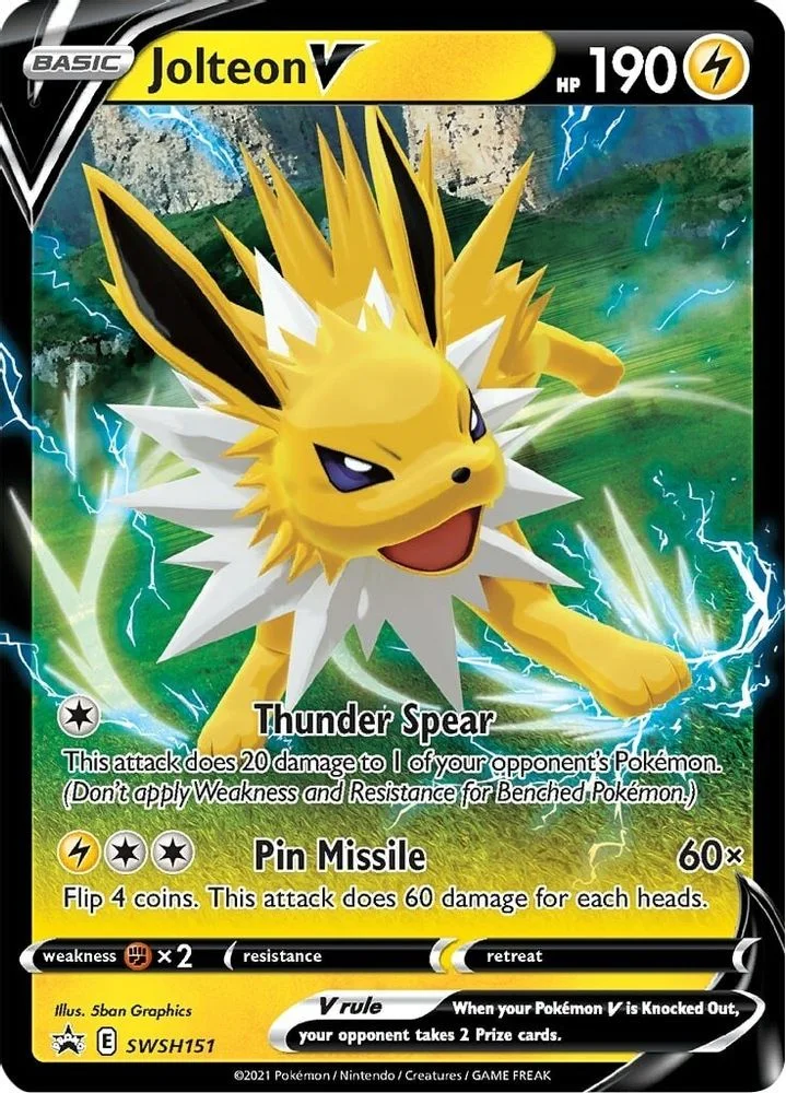 Jolteon V - SWSH151 — front