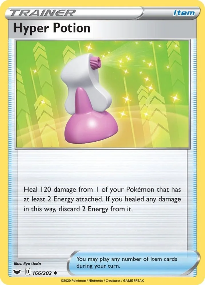 Hyper Potion 166/202 — front