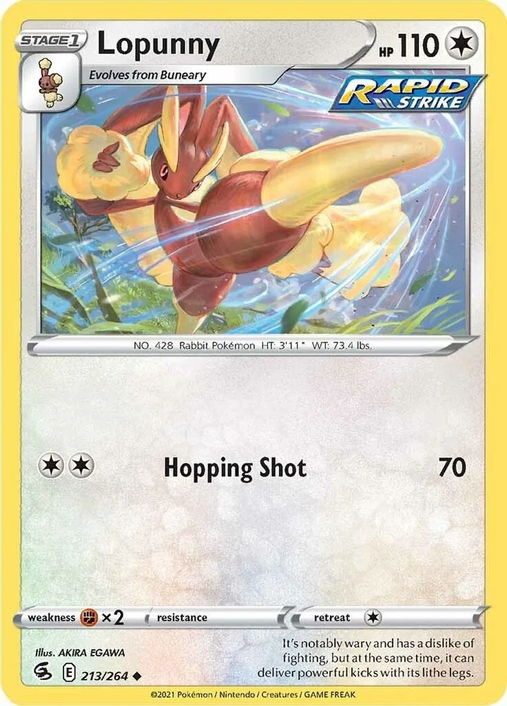 Lopunny 213/264 — front