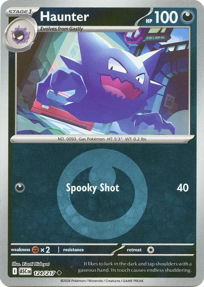 Haunter 124/217 (Energy Symbol Pattern) — front
