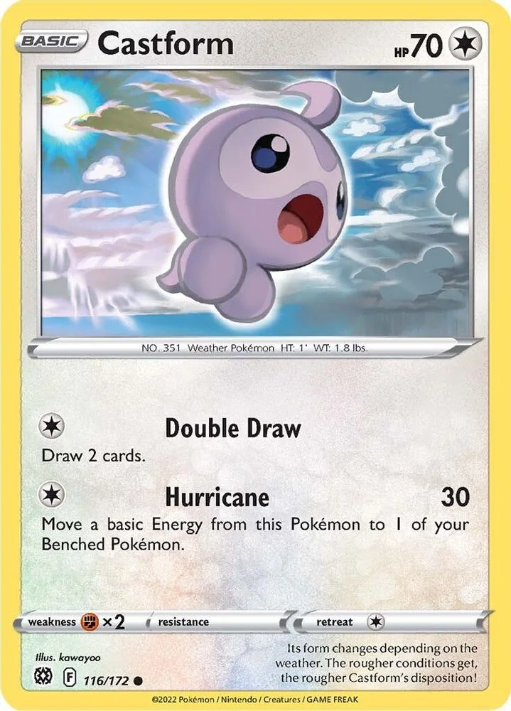 Castform 116/172 — front