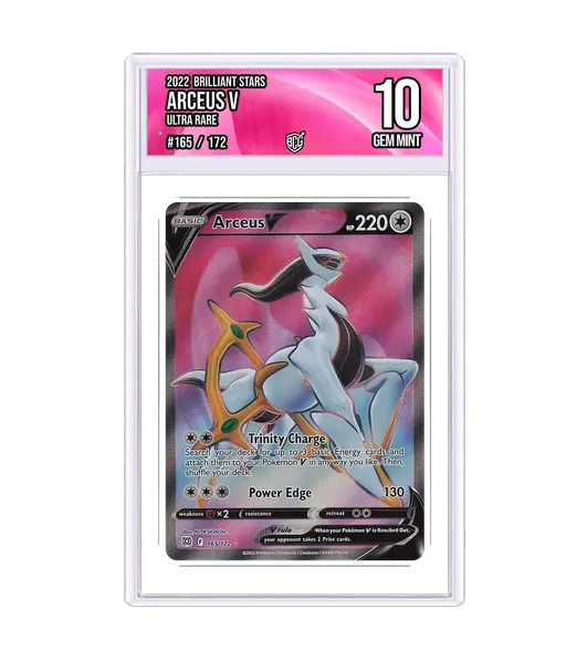 Arceus V 165/172 · BCG 10 Gem Mint