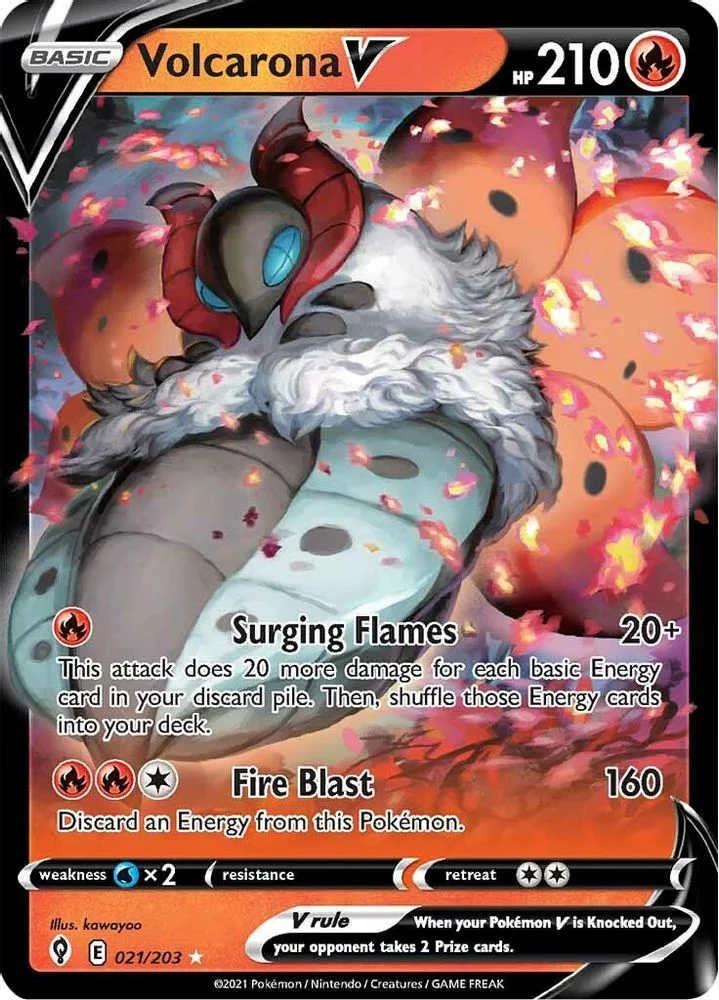 Volcarona V 021/203 — front