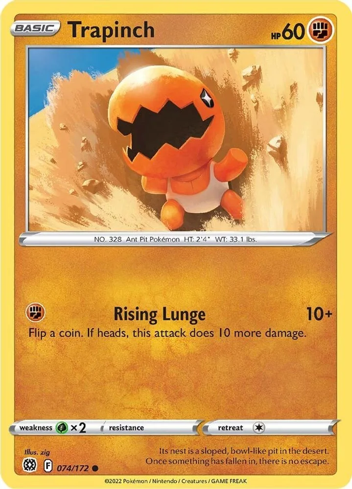 Trapinch 074/172 — front