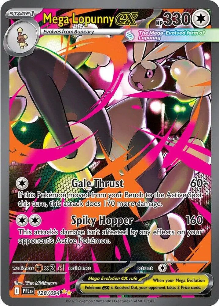Mega Lopunny ex 128/094 — front