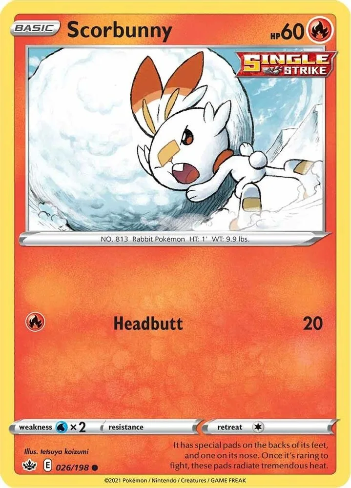 Scorbunny 026/198 — front