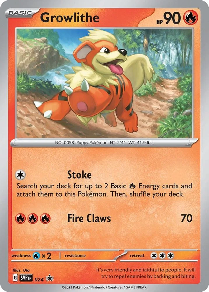 Growlithe 024 — front