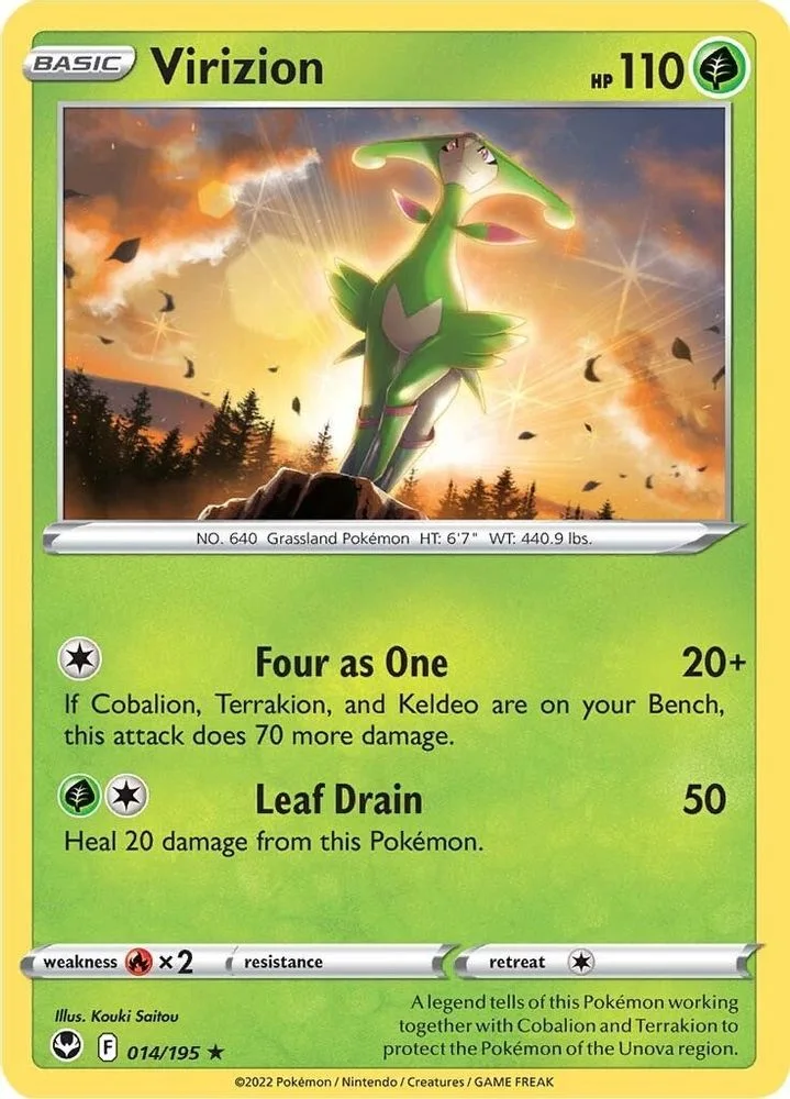 Virizion 014/195 — front