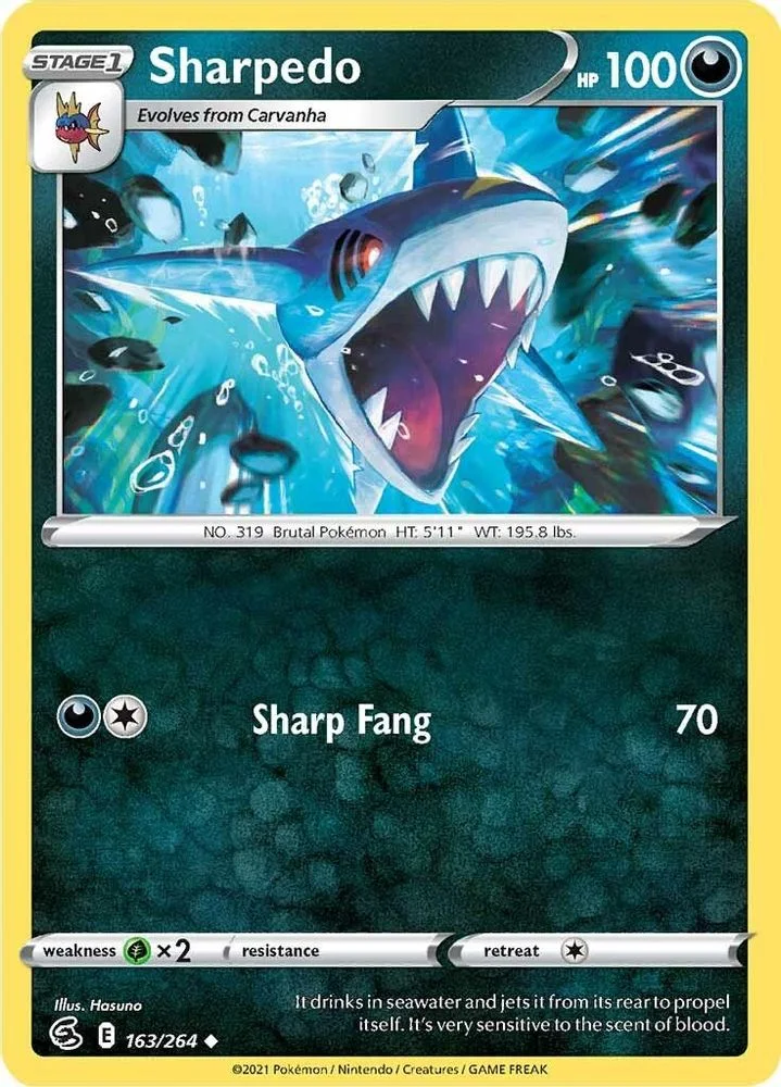 Sharpedo 163/264 — front
