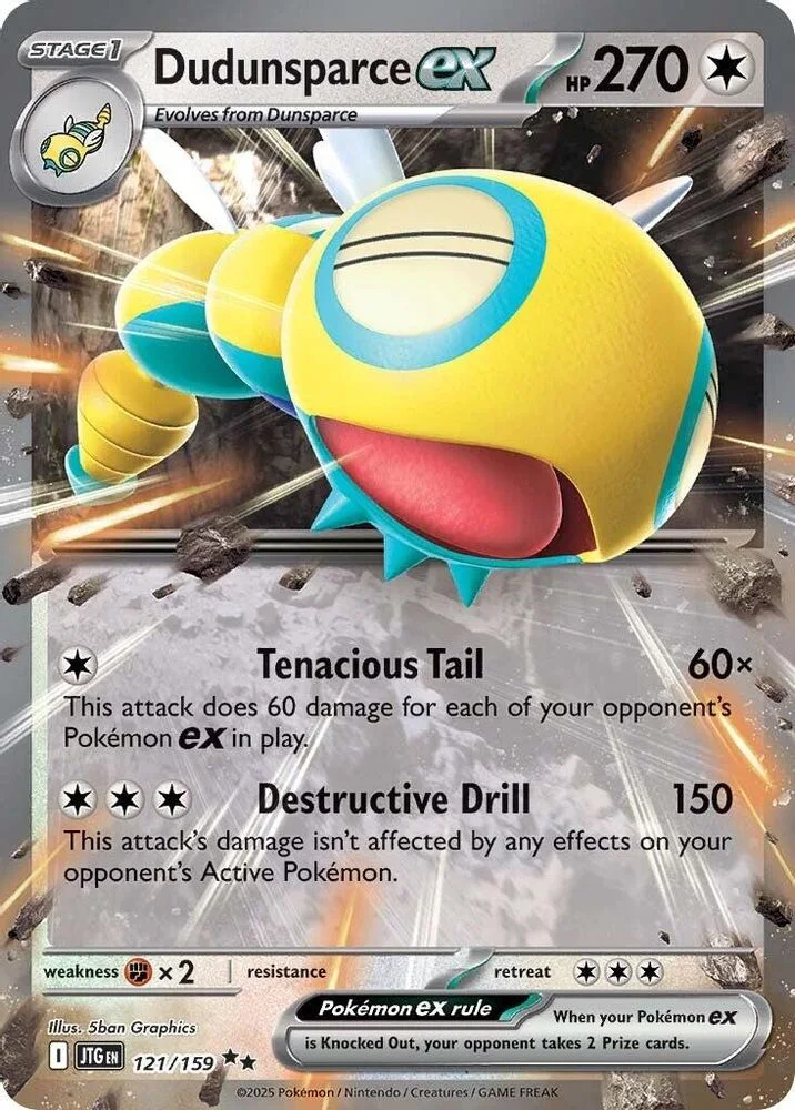 Dudunsparce ex 121/159 — front