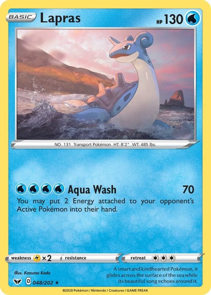 Lapras 048/202 — front