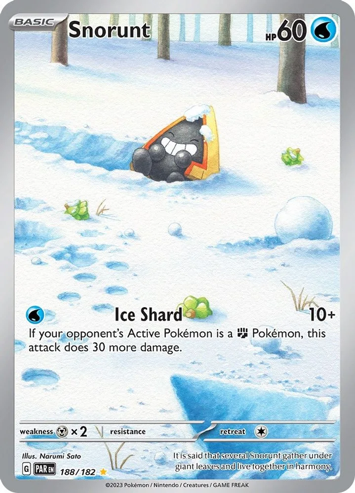 Snorunt 188/182 — front
