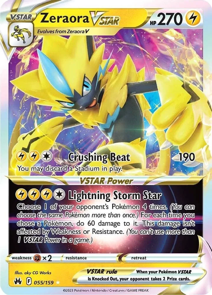 Zeraora VSTAR 055/159 — front