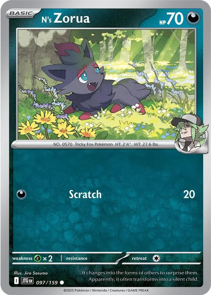 N's Zorua 097/159 — front