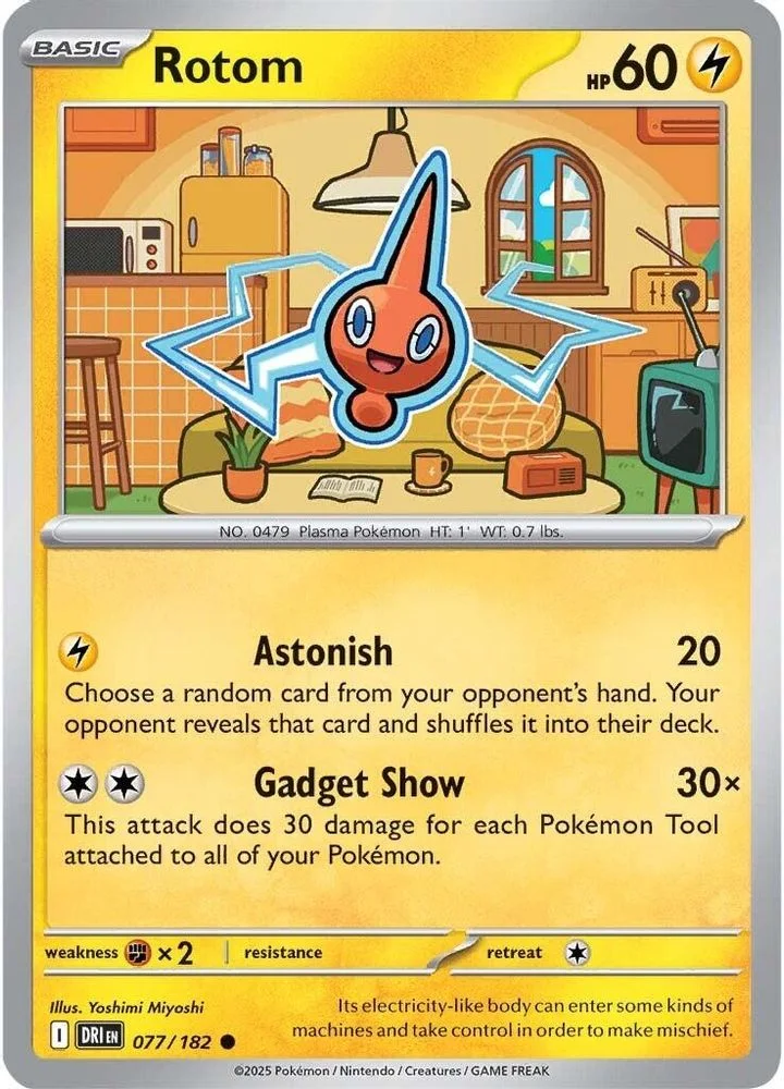 Rotom 077/182 — front