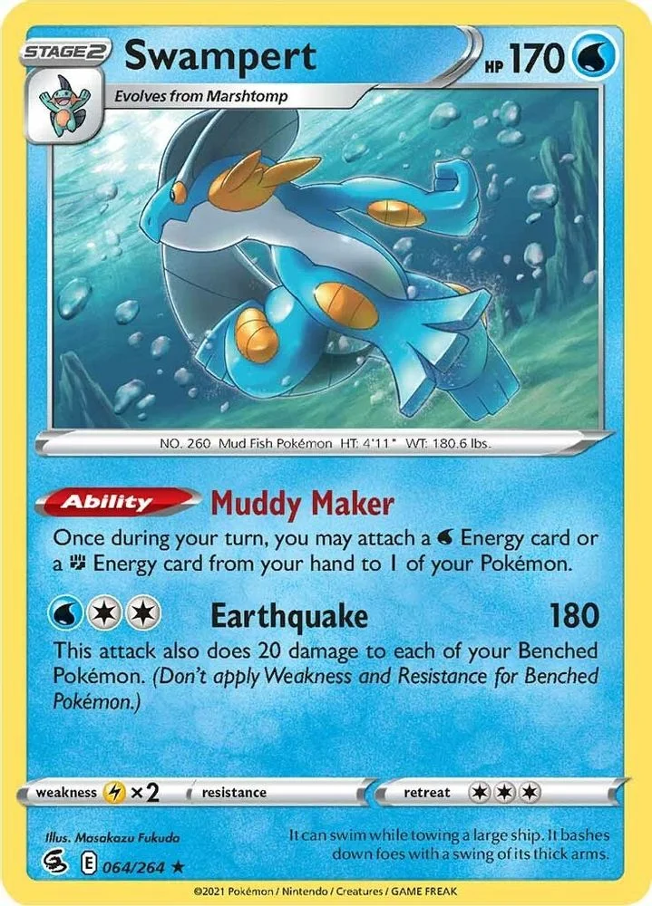 Swampert 064/264 — front