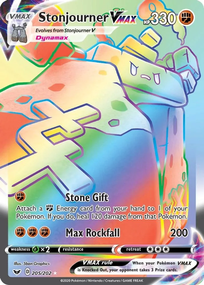 Stonjourner VMAX 205/202 (Secret) — front