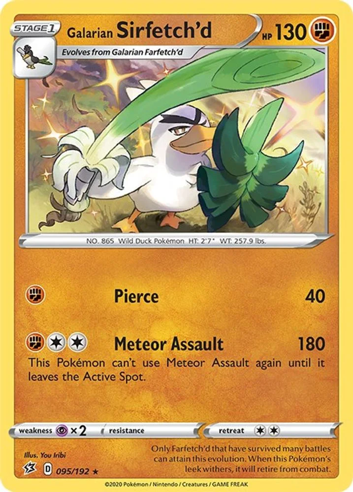 Galarian Sirfetch'd 095/192 — front