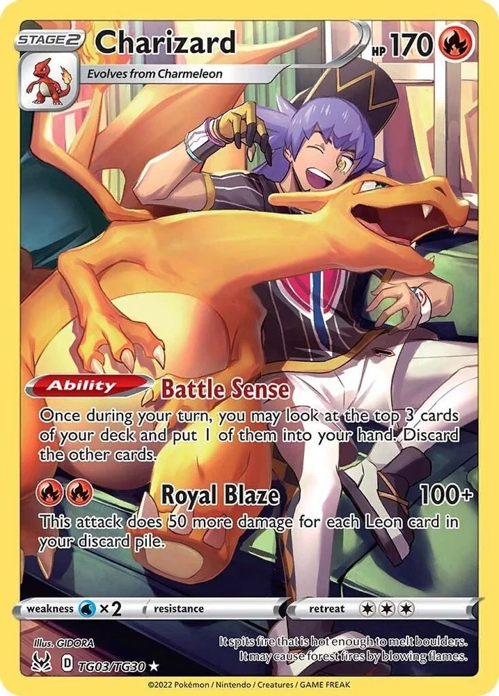 Charizard TG03/TG30 — front