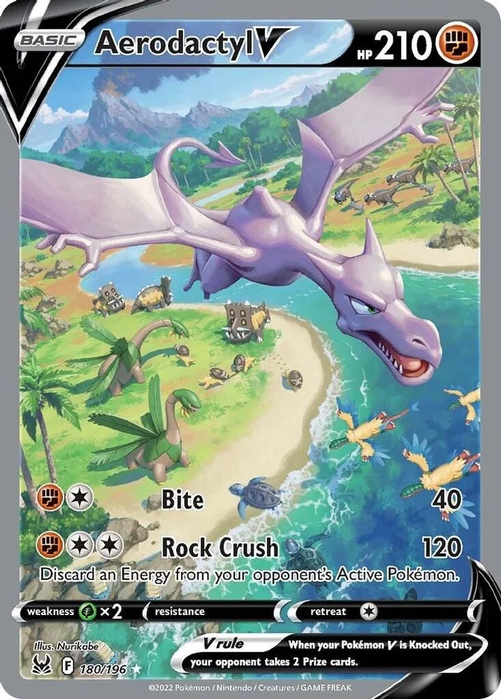 Aerodactyl V 180/196 (Alternate Full Art) — front