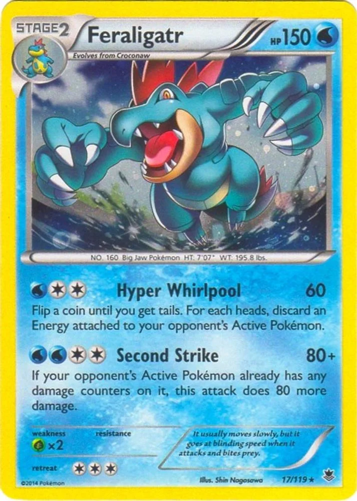 Feraligatr 017/119 (Cosmos Holo) — front