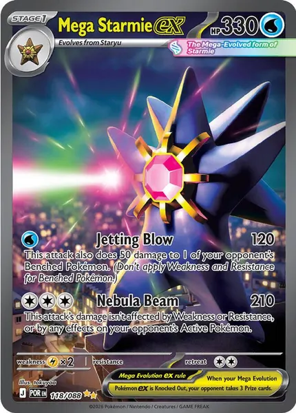 Mega Starmie ex 118/088