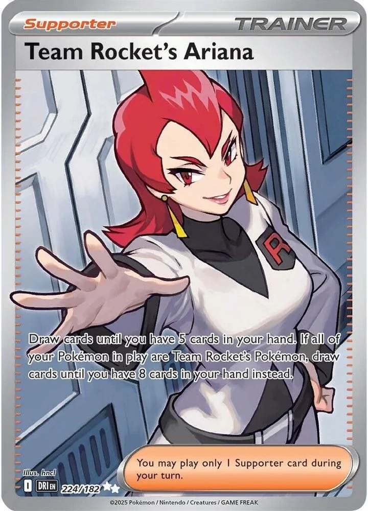 Team Rocket's Ariana 224/182 — front