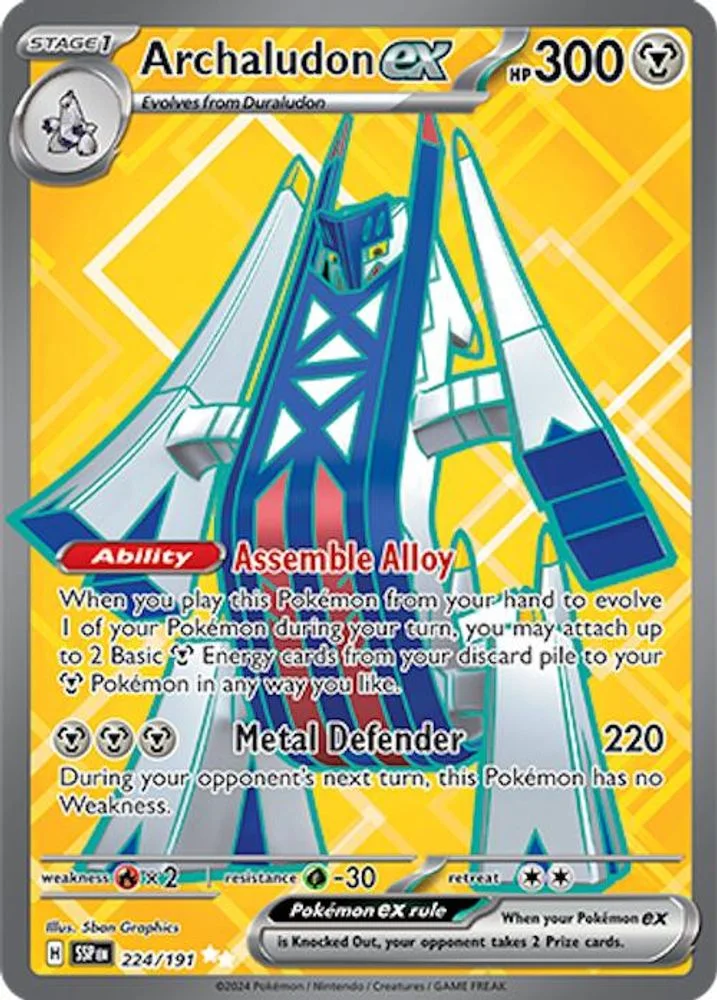 Archaludon ex 224/191 — front