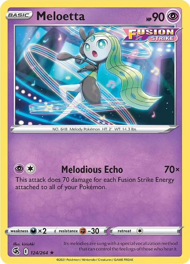 Meloetta 124/264 — front