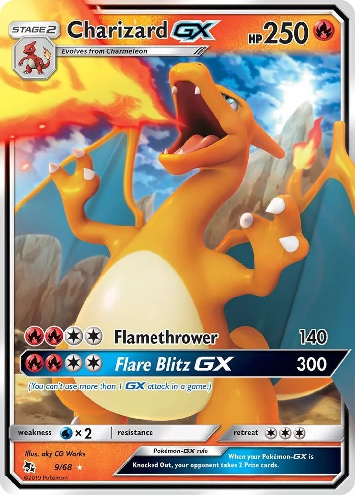 Charizard GX 9/68 — front