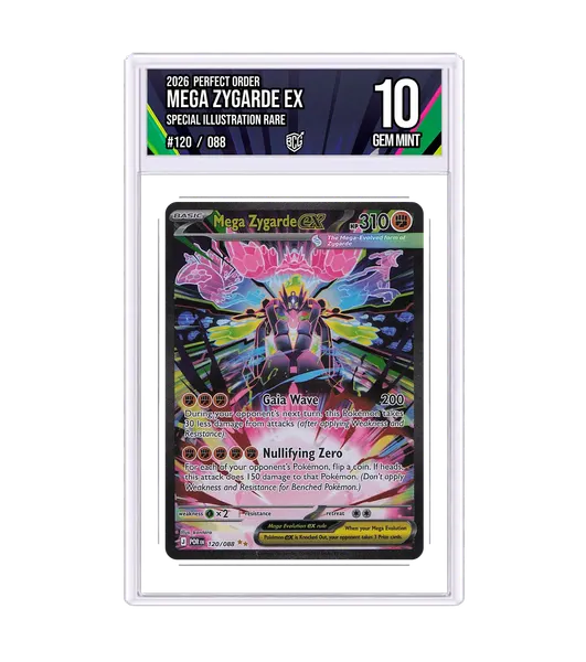 Mega Zygarde ex 120/088 · BCG 10 Gem Mint