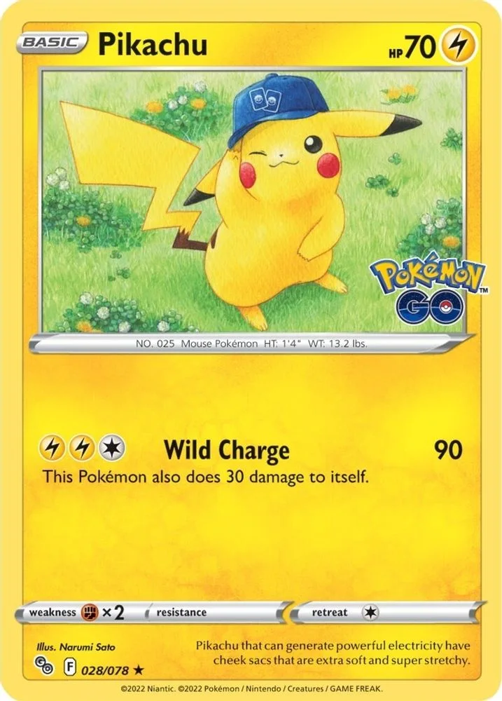 Pikachu 028/078 — front