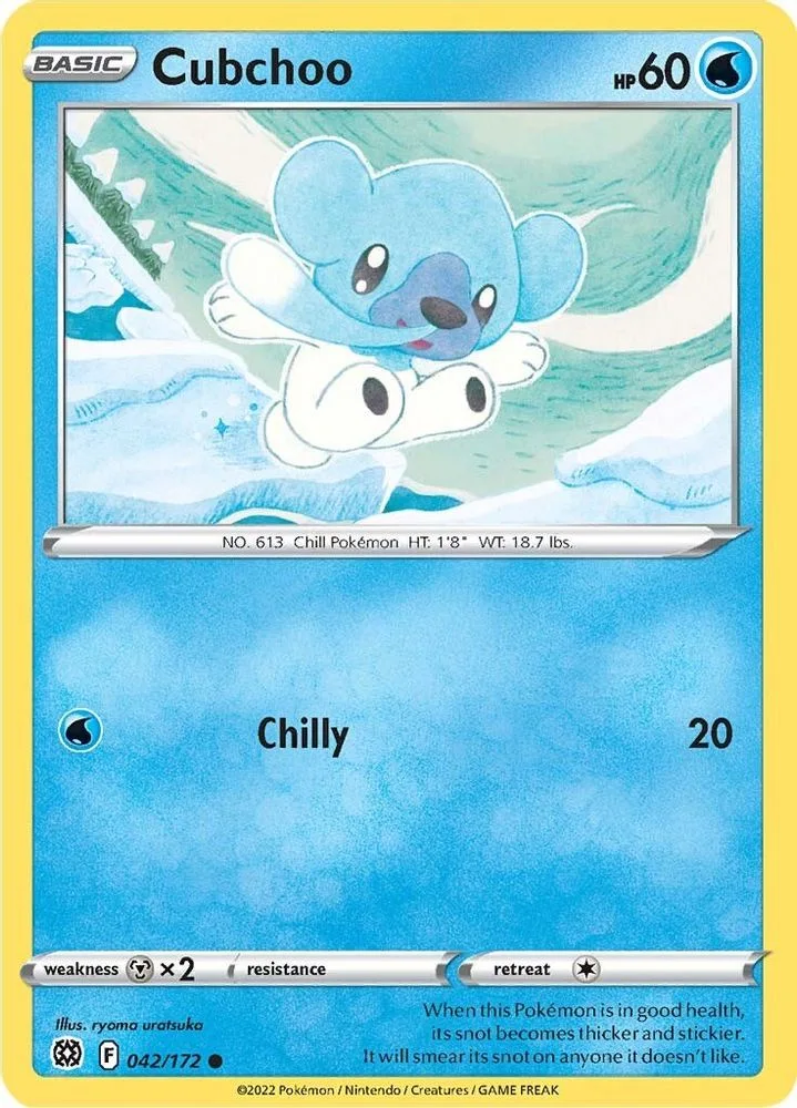 Cubchoo 042/172 — front
