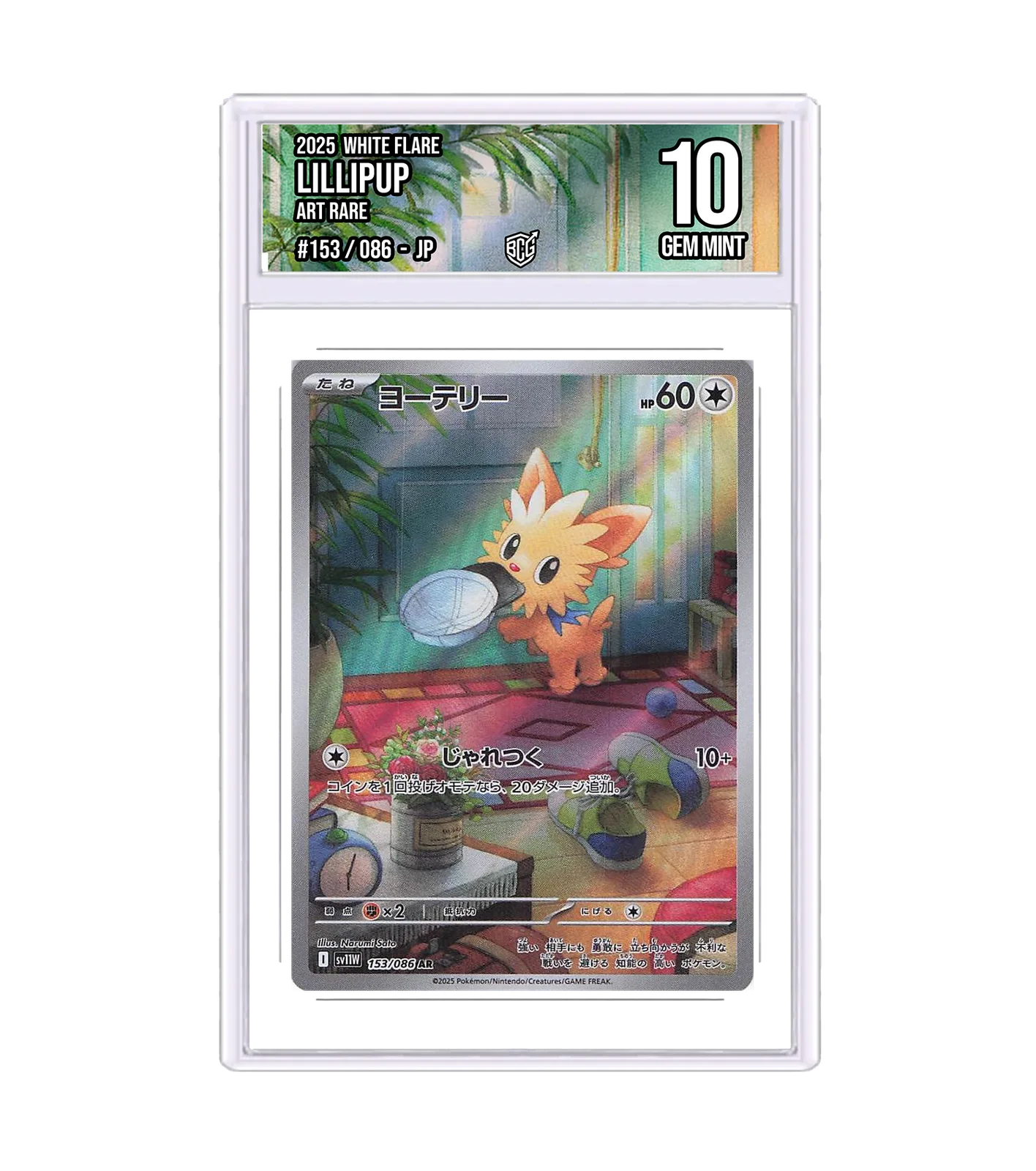 Lillipup 153/086 · BCG 10 Gem Mint — front