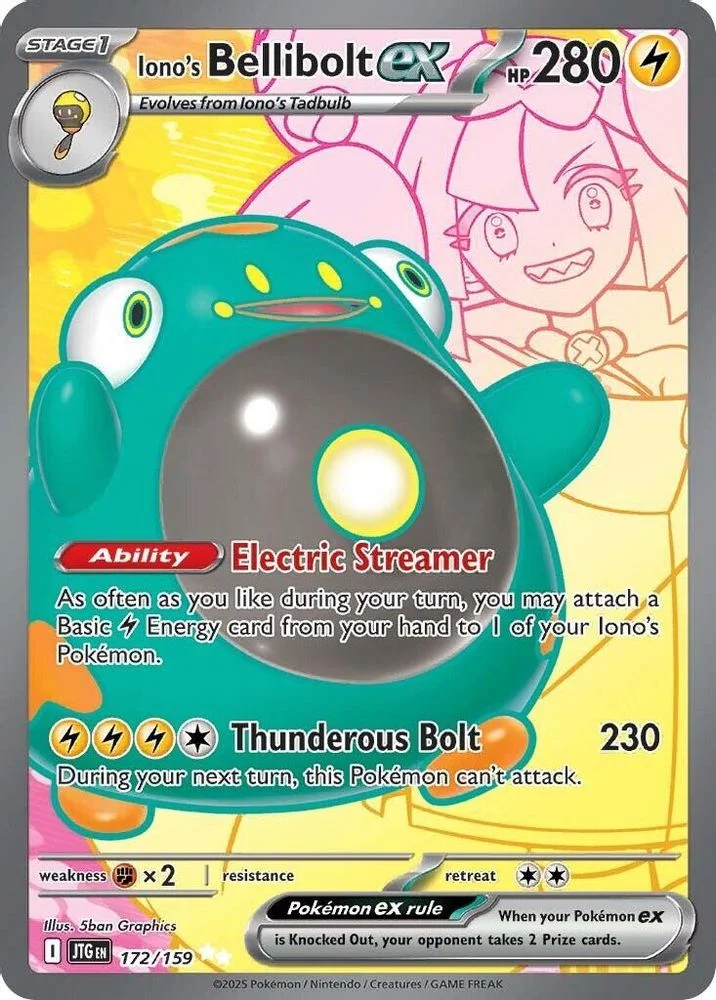 Iono's Bellibolt ex 172/159 — front
